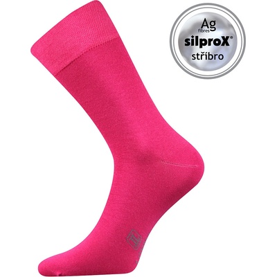 Lonka ponožky Decolor 1 pár tmavě růžová