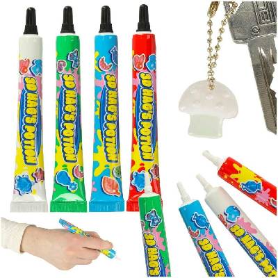 KIK KX3284 Magické lepidlo pro kreativní sadu na výrobu šperků, 4 ks
