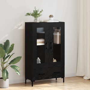 vidaXL Висок шкаф Черния дъб 69, 5 x 31 x 115 см Инженерна дървесина (882525)