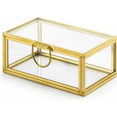PartyDeco Стъклена кутия за пръстени