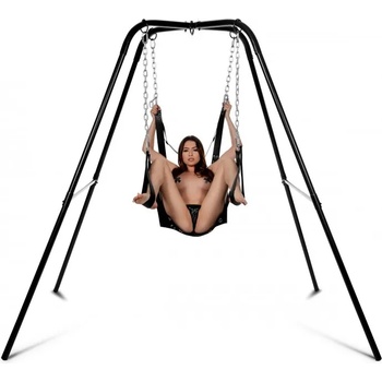 Image 1 of Strict Extreme Sling and Swing Stand Black