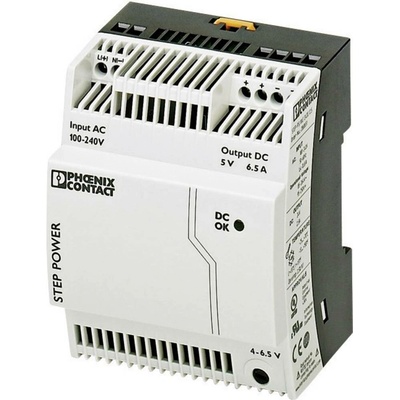 Phoenix Contact 2868541 síťový zdroj na DIN lištu 5 V/DC 6.5 A 32.5 W Počet výstupů:1 x Obsah 1 ks