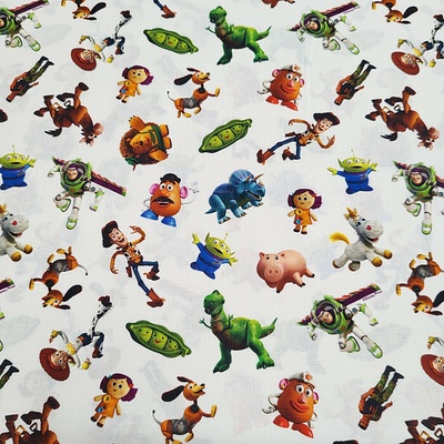 Bavlnená látka TOY STORY šírka 150 cm