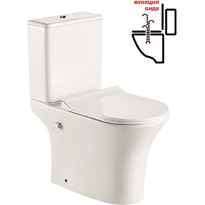Inter Ceramic МОНОБЛОК ИНТЕР icc7937p bidet 37.5x65СМ. БЯЛ (7937p bidet)