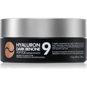 MEDIPEEL+ Peptide 9 Hyaluron Dark Benone Ampoule Eye Patch възглавнички под очите за освежаване и изглаждане на кожата 60 бр