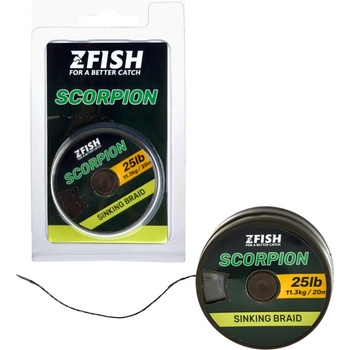 Zfish šňůra Scorpion Sinking Braid 20m 25lb