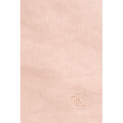 Calvin Klein блуза с презрамки дамска с лен (LV047F119G)