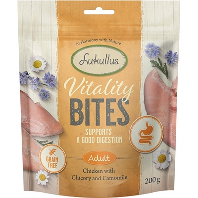 Lukullus Vitality Bites Digestion: kuřecí bez obilovin 200 g