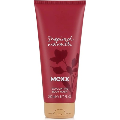 Mexx Inspired Warmth exfoliačný sprchový gél s parfumáciou 200 ml