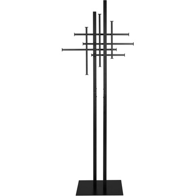 Dutchbone Черна стоманена стойка за връхни дрехи 71x185 cm Rumex - Dutchbone (1000364)