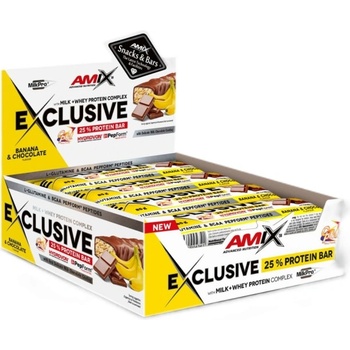 Image 1 of Amix Nutrition Exclusive Protein Bar [12 x 85 грама] Шоколад и банан