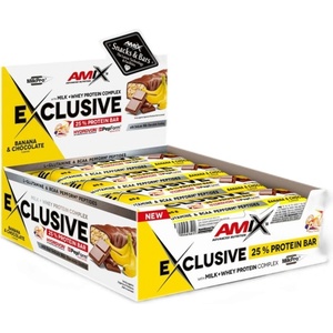 Amix Nutrition Exclusive Protein Bar [12 x 85 грама] Шоколад и банан