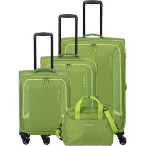 Travelite Комплект пътнически куфари Travelite Corsiica S, M, L, BB Свежо зелено Travelite | Zelen | МЪЖЕ | UNI