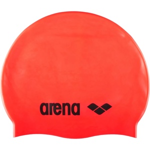 Arena Шапка за плуване Arena Classic Silicone Swim cap - Fluored / Black - размер One Size (581-0005-0411)