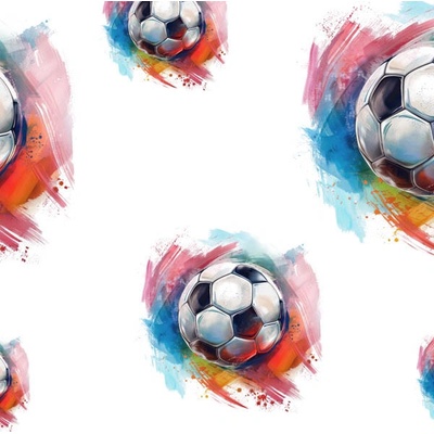 Takoy Funkční látka na sportovní dresy černo bílý fotbalový míč