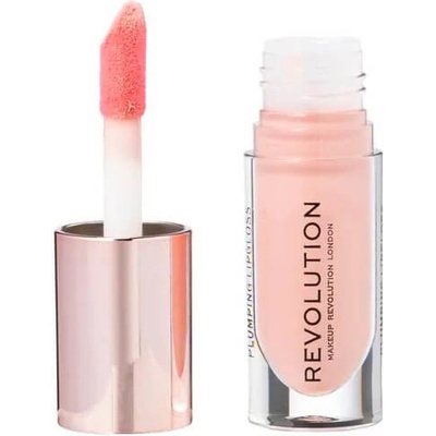 Makeup Revolution Pout Bomb lesk na pery pre väčší objem s vysokým leskom Doll 4,6 ml
