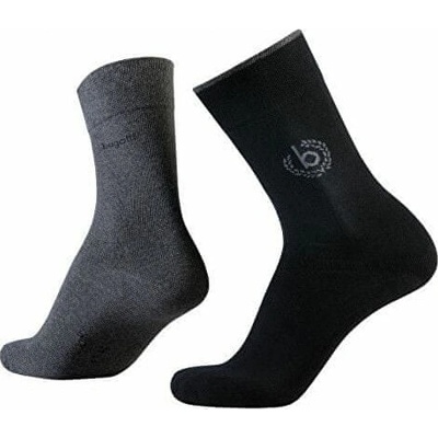 Bugatti 2 PACK pánské ponožky 6702-610 black