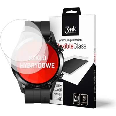 3MK Удароустойчив Протектор за HUAWEI Watch 3 Pro, 3MK Flexy Glass, Прозрачен (5903108406833)