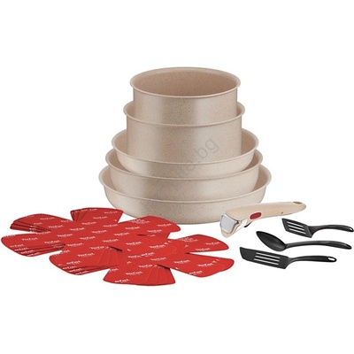 Tefal - Комплект съдове 17 части INGENIO DELIGHT (GS0843)