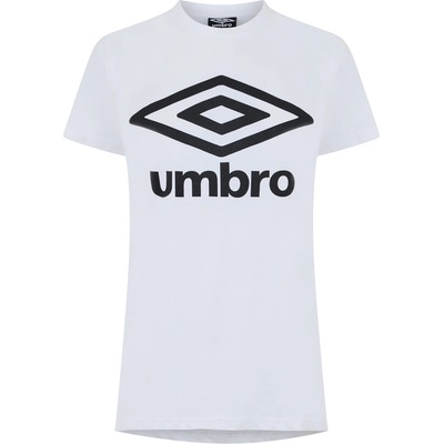 Umbro Тениска Umbro Women's Diamond Logo Regular Fit T-Shirt - White