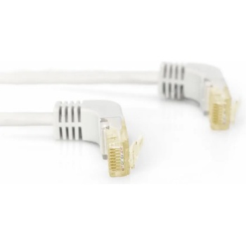 ASSMANN DIGITUS DK-1644-A-10090 : : Cat. 6A S-FTP patch кабел, накрайник на 90°, 10.0 м, сив (DK-1644-A-10090)