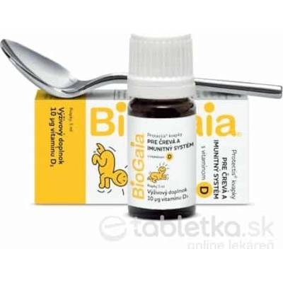 BioGaia Protectis s Vitamínom D kvapky 5 ml