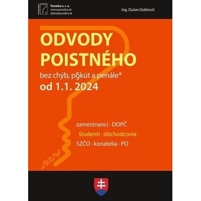 Odvody poistného od 1. 1. 2024