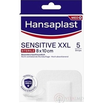 Beiersdorf Hansaplast MED SENSITIVE XXL náplasť 8 x 10 cm 5 ks