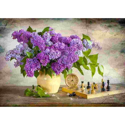 Enjoy - Puzzle Lilac and Chess - 1 000 piese