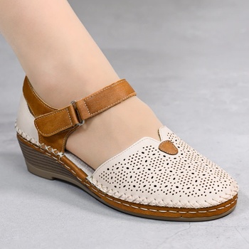 Сандали A18097-3 Beige