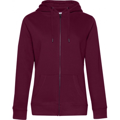 B&C dámska mikina WW03Q Dark Cherry