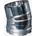ArtKamin Димоотводно коляно инокс 15° - Ф80 (ki15bi)