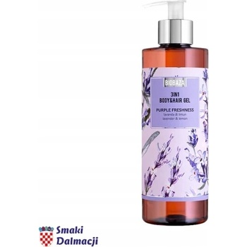Biobaza sprchový gél s levanduľou a citrónom 400 ml