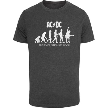 Mister Tee Тениска ACDC - Evolution Of Rock T-Shirt charcoal XXLUB-MP5011714-00091 - Тъмносив, размер L