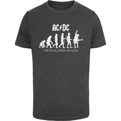 Mister Tee Тениска ACDC - Evolution Of Rock T-Shirt charcoal XXLUB-MP5011714-00091 - Тъмносив, размер L