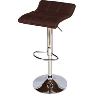 Bogdan Furniture Am Бар стол Калипсо -5 текстил -тъмно кафяв