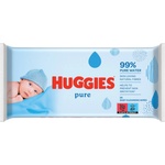 Huggies Бебешки мокри кърпички Huggies - Pure, 56 броя (5029053550039) - ozone