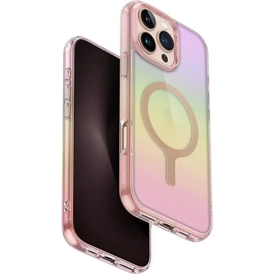 Uniq Iridescia Magclick Charging Case за iPhone 16 Pro Max - Розов (8886463691762)