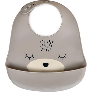 Cangaroo Силиконов лигавник Cangaroo - Oscar, сив (110049) - baby