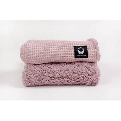 Sleepsheep beránková deka pro miminka a děti světle starorůžová – Zboží Dáma