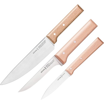 Opinel Комплектт 3 броя кухненски ножове Opinel Parallele, бук (001838-410040021)