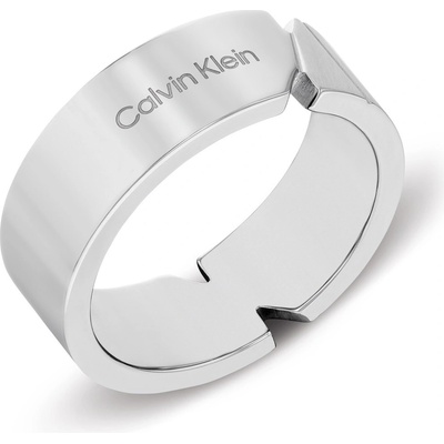 Calvin Klein Pánsky oceľový prsteň Electric 35100007