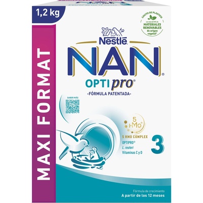 Nestle Млечна напитка на прах Nestle Nan - Optipro 3, 12 м+, 1200 g (12579061)