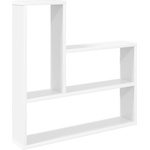 vidaXL Стенен рафт Бяло 60 x 11 x 60 см Инженерна дървесина (8012164)