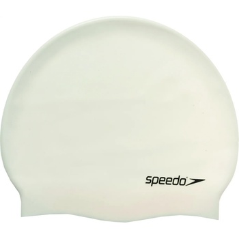 Image 1 of Speedo plain flat silicon cap бяло