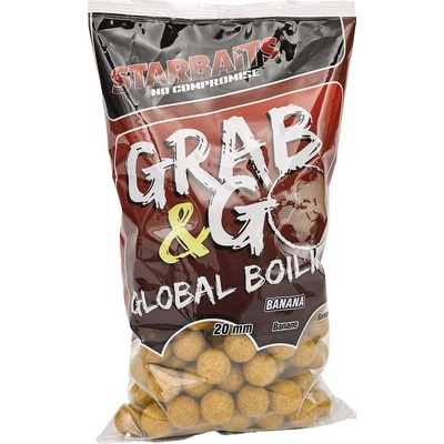 Starbaits boilies Grab & Go Global 2,5kg 20mm Banana cream