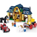 Stavebnice Sluban Sluban B0560 Town Koňská farma 525 ks