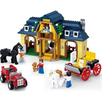 Sluban B0560 Town Koňská farma 525 ks