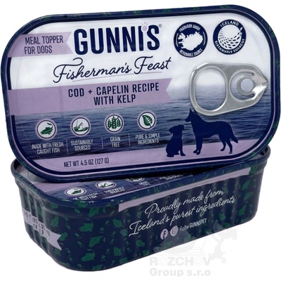 Salute Gunni´s Island rybí topper treska, huňáček severní a kelpa 127g