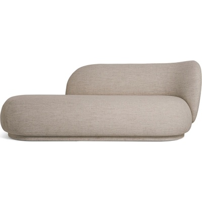 Ferm Living Rico Divan Right Bouclé piesková